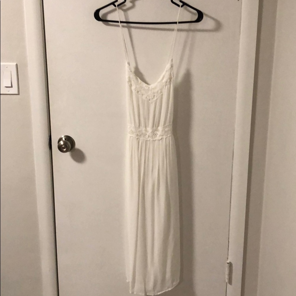 Zara White Maxi Dress